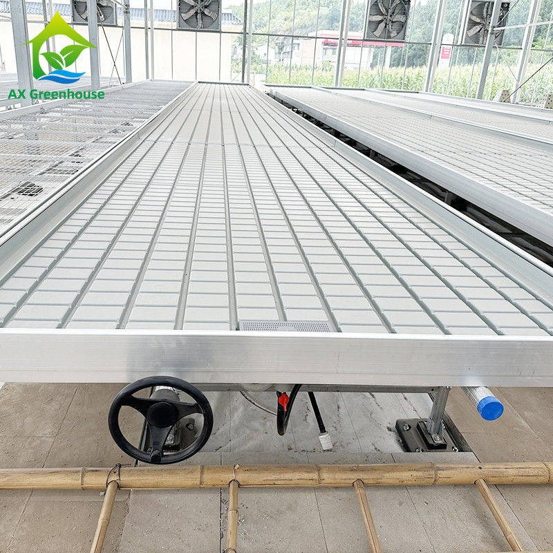 Гидропоническая подвижная скамейка для растений в теплицах
