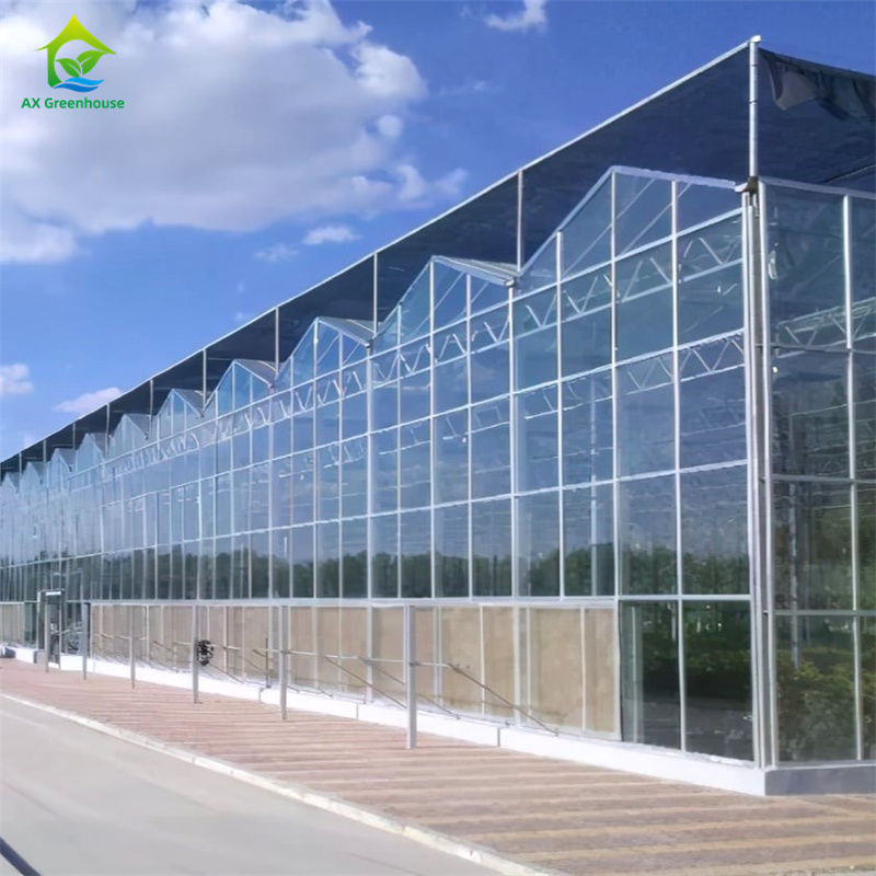 Оборудование для выращивания клубники и овощей в прочной теплице из стекла и поликарбоната - Комплект теплицы «Все в одном»