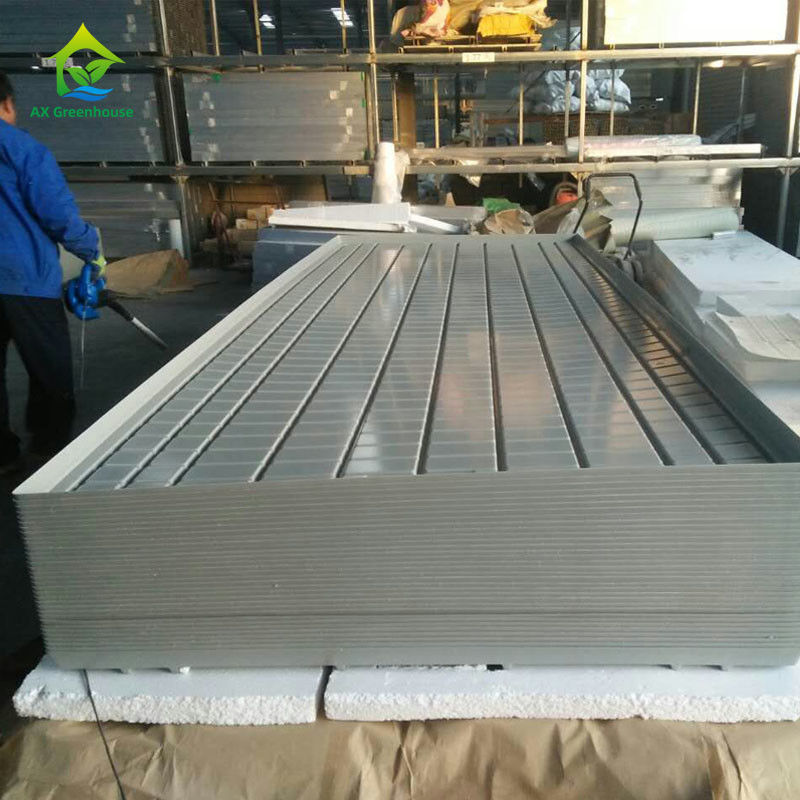 Устойчивые экологически чистые тепличные прокатные скамейки с пластиковым листом ABS и алюминиевым сплавом в настраиваемых размерах